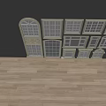 Window combination window glass window floor-to-ceiling window balcony window bay window bedroom window sliding window casement window doors and windows 3d model