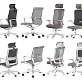 Modern Ergonomic Office Chairs With Mesh Back And Multiple Color Options