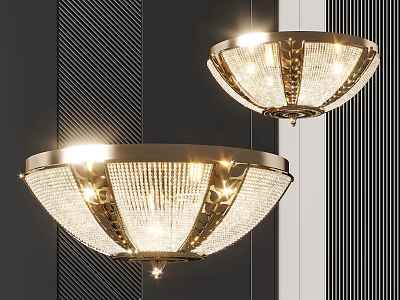 Crystal chandelier 3d model