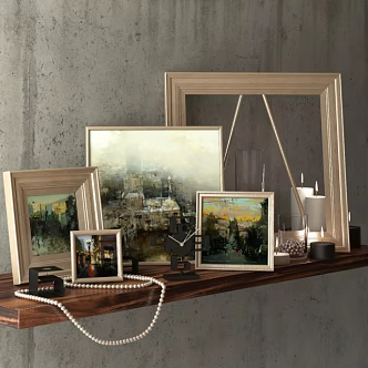 Oil painting 3d model