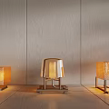 Light Luxury Table Lamp Metal Table Lamp 3d model