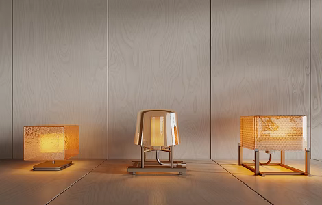 Light Luxury Table Lamp Metal Table Lamp 3d model