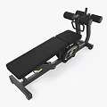 Black Fitness Training Equipment with Adjustable Roller and Comfortable Pad for Core Strength Workout at Home