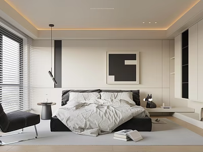 Modern Bedroom Home Master Bedroom 3d model