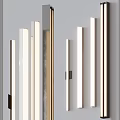 Modern Linear Wall Lamps With Sleek Design For Contemporary Interior Decor 3d model