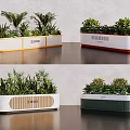 Decorative Garden Planters With Various Designs Green Plants And Colorful Borders For Outdoor Decor