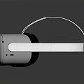 White VR Headset With Comfortable Strap And Modern Electronic Design