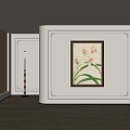 American decorative painting 3d model