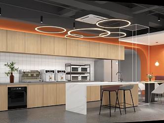 Modern pantry restaurant lounge area pantry restaurant lounge area 3d model