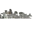 Rockery Stones In Various Shapes And Sizes For Garden Landscape Decoration