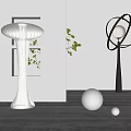 Modern Floor Lamps With Spiral And Circular Ring Designs In Minimalist Interior