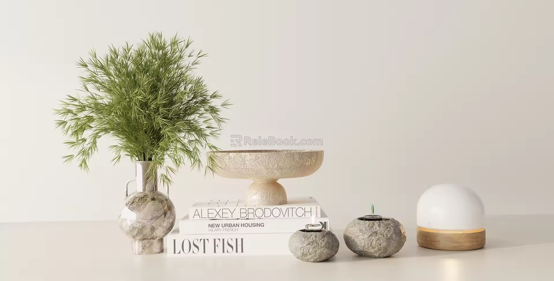 Modern ornaments combination 3d model