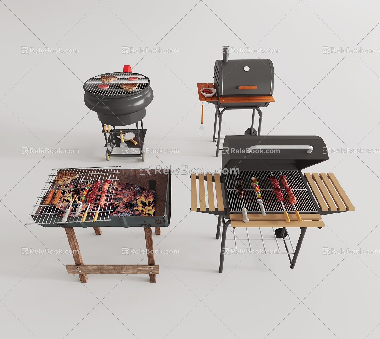 Grill Grill Grill 3d model