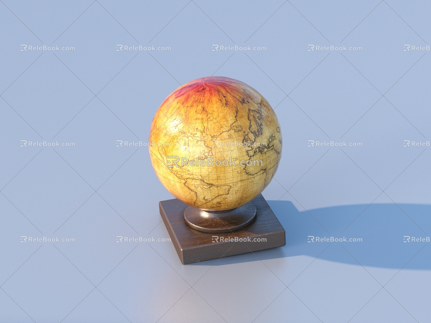 Globe Earth Office Equipment 3d model