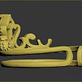 Elegant Golden Crown Jewelry With Intricate Designs And Shiny Finish