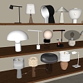 Modern Table Lamp Cream Wind Table Lamp 3d model