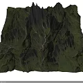 Lush Green Vegetation Covering Mountain Terrain With Natural Valleys And Scenic Ridges