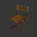 Stylish Folding Leisure Chair with Brown Wooden Frame Red Cushion and Armrests