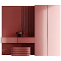 Modern Entryway Interior Design With Wooden Storage Cabinet Decorative Vase And Bench