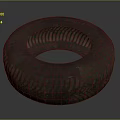 High Performance Car Tire With Durable Tread And Premium Rubber Construction 3d model