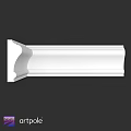 White Smooth Surface Decorative Molding For Architectural Interior Design And Home Decoration