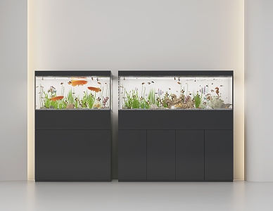 Aquarium Water View 3d model