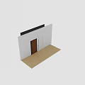 Modern Security Door Designs Featuring Brown Wood Grain And White Color Options