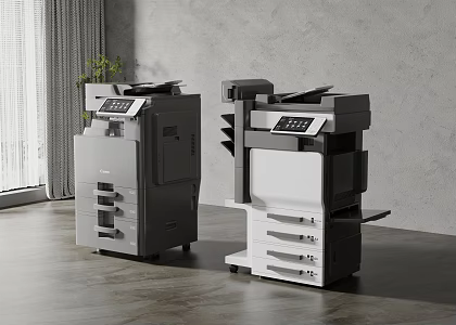 Modern Printers 3d model