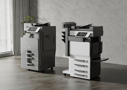 Modern Printers 3d model