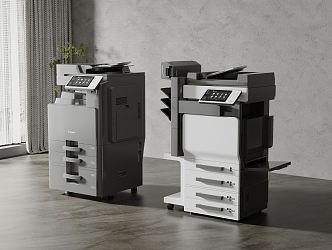 Modern Printers 3d model