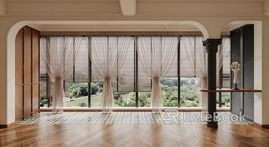 French Middle Gauze Blinds model