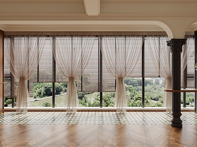 French Middle Gauze Blinds model