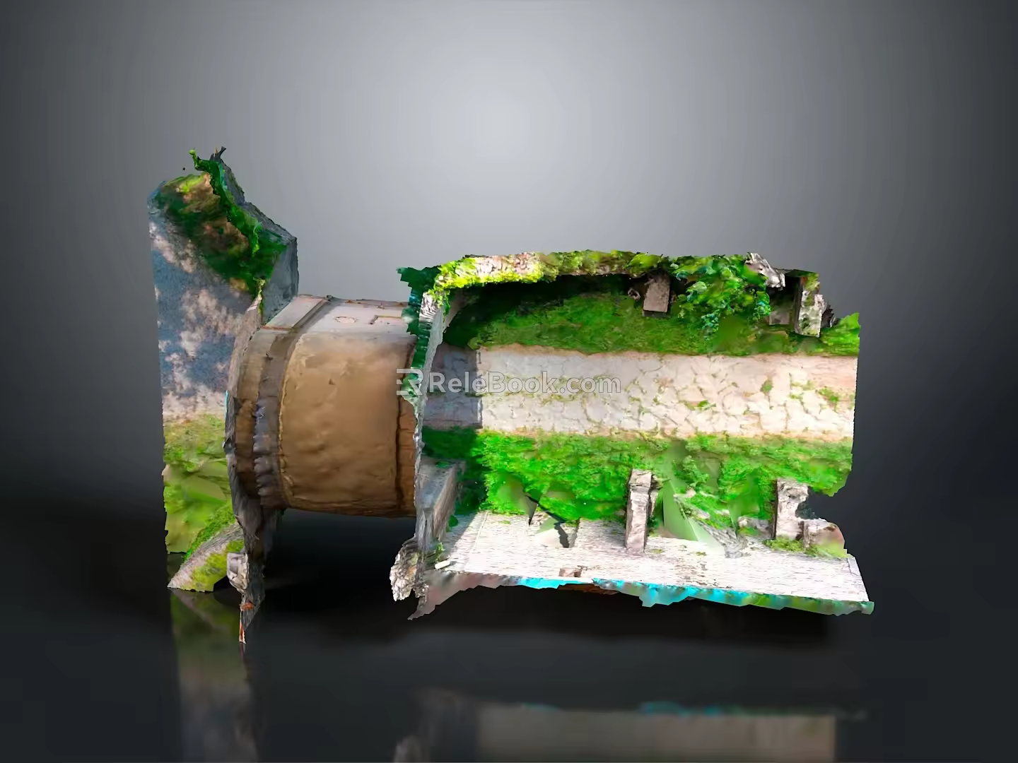 Underpass Bridge Tunnel Cave Tunnel Excavation Tunnel Excavation Tunnel Pipeline 3d model