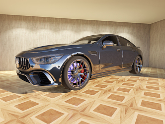 Hyundai sports car Benz sports car 3d model