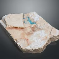 Natural Stone Slab With Blue Red Veins And Natural Texture Perfect For Home Decor