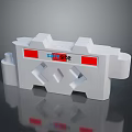 White SELSITE Industrial Component Featuring Red Label And Structural Design