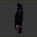 Warm Winter Living Essentials Including Quilted Coat Hat Scarf Bag And Boots