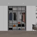 Modern Cloakroom 3d model