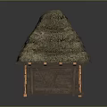Traditional Thatched Roof Building With Wooden Walls And Rustic Design Elements