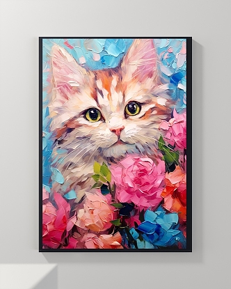 Decorative Painting Animal Painting Landscape Painting Abstract Painting Figure Painting 3d model