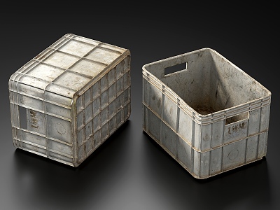 Modern Storage Basket Plastic Basket Storage Basket 3d model