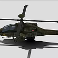 Military Attack Helicopter With Rotor System Armed Missiles And Cockpit Design