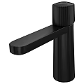Sleek Black Modern Faucet With Single Handle Design For Bathroom Use