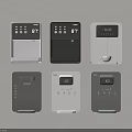 Various Styles Daily Use Electrical Appliances With Digital Displays Control Buttons White Black Gray