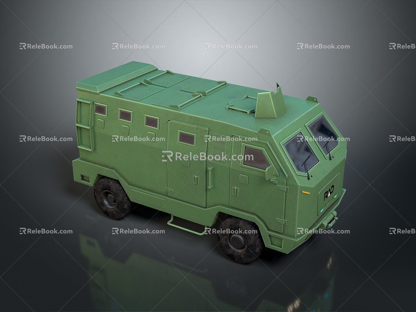 Bulletproof Car Armed Jeep Armed Car Armed Bulletproof Car Military Jeep Off-road Jeep Humvee 3d model