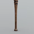 Wooden Sports Equipment Baseball Bat With Wrapped Handle Grip Design