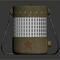 Small Animal Enclosure With Metal Grid Design And Hanging Chain Feature
