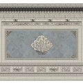 Traditional Chinese Screen Wall With Classic Eave Design And Diamond Pattern Carvings 3d model