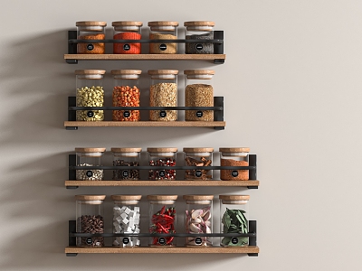 Dried Fruit Snack Shelf Nut Glass Snack Jar Kitchen Ingredients Seasoning Bottle Canned model