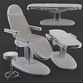Modern Massage Chair With Ergonomic Design Leather Upholstery Adjustable Backrest And Footrest